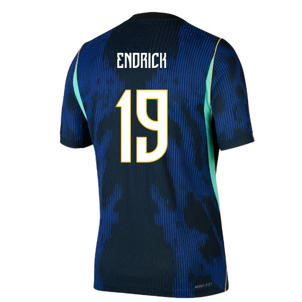 2026-2027 Brazil Match Away Jordan Aero-FIT Authentic Shirt (Endrick 19)-SoccerKits Hub | Buy Soccer Jerseys Online